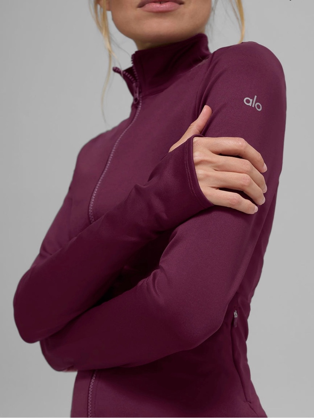 Alo Airlift Winter Warm Radiant Full-Zip Jacket